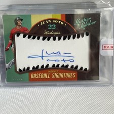 2019 Leather and Lumber Juan Soto Auto 04/25 Sealed Panini 