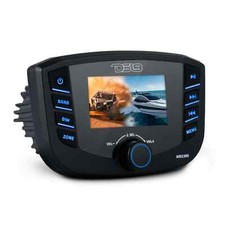 DS18 Marine Head Unit 3" Screen 3 Zones 4.5V Output Bluetooth, RDS 4 x 25 Watts
