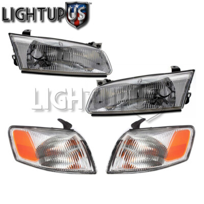 Corner Parking Signal Lights Head Lights Combo Set for 1997-1999 TOYOTA CAMRY