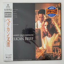 NEW Pelican Brief Japanese Imported Laserdisc w/OBI Julia Roberts Denzel Sealed