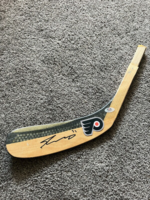 TRAVIS KONECNY Philadelphia Flyers Auto SIGNED Hockey Stick Blade