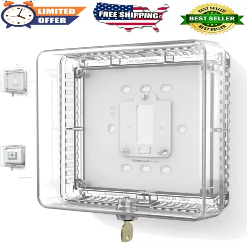 Protective Lockable Thermostat Guard for Medium Units - Easy Installation