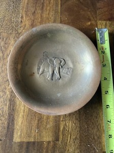 copper elephant plate