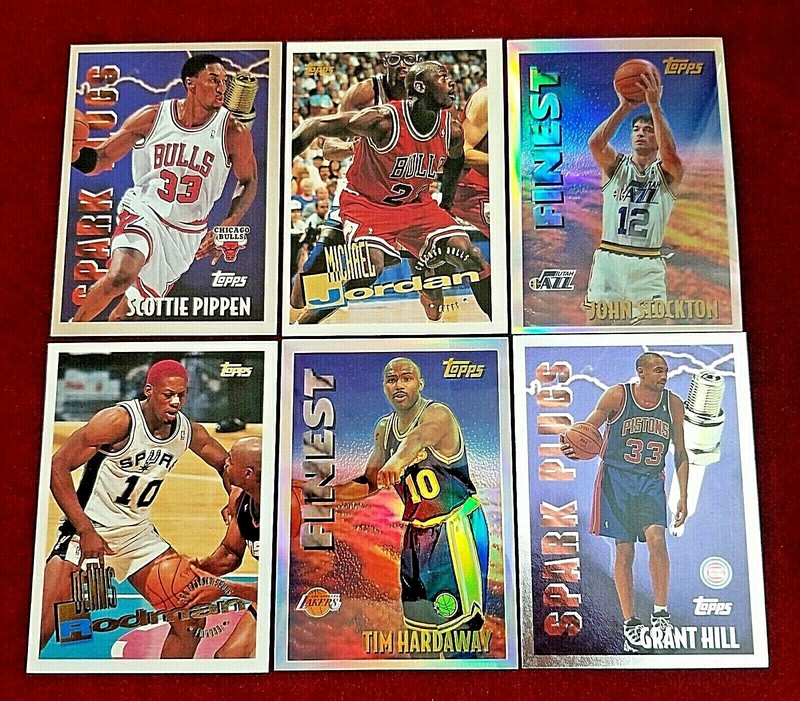 Topps Finest Refractor Grant Hill /289 1994/95 Topps Finest Series