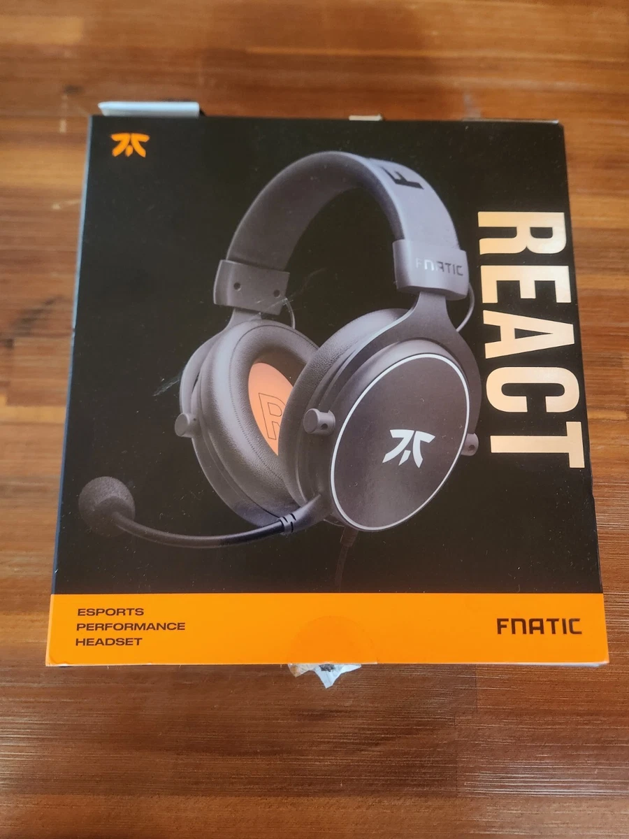 Fnatic REACT Wired Stereo Gaming Headset - Black