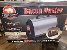 SmartPlanet Bacon Nation Bacon Master Cooker Stainless Steel Adjustable Heat New