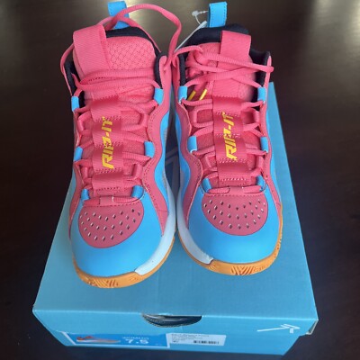 Rip It Women s Future Court Volleyball Shoes Sneakers Size 7.5 Pink Blue Orange