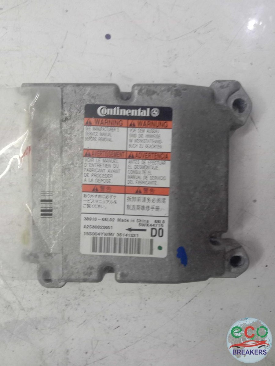 SUZUKI SWIFT SZ4 MK3 62 REG 2012 AIRBAG ECU 3891068L02 1.2 K12B 