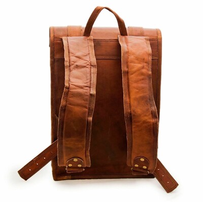 Damen Rucksack Neu Reise Schulter Leder Backpack Handarbeit Echt