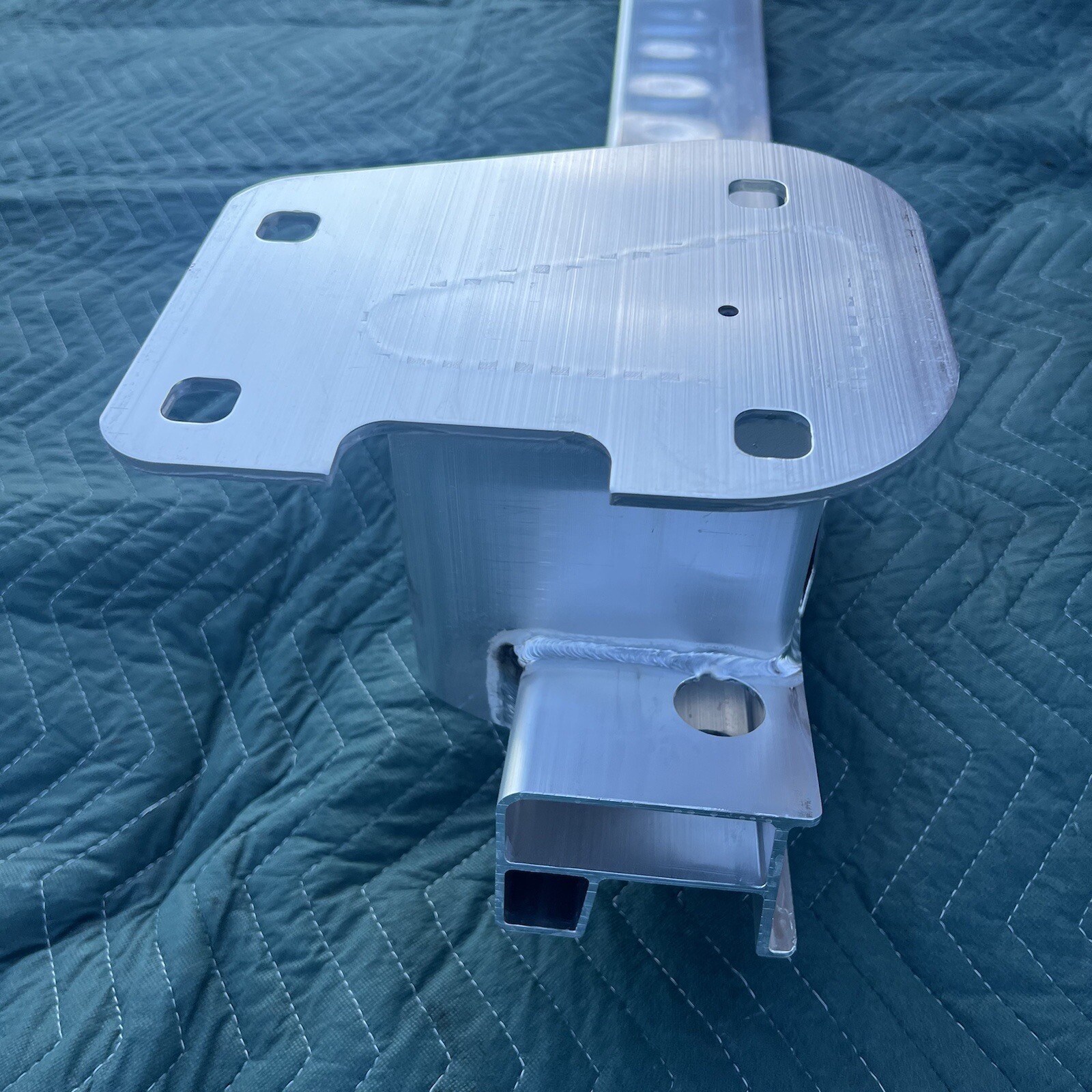 2017-2020 Bentley Bentayga Rear Bumper Reinforcement Beam Support Bracket OEM