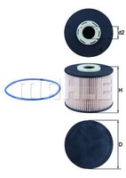 Mahle Kraftstofffilter FüR CitroËN Ds Fiat Ford Peugeot Toyota