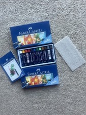 Image of Faber-Castell Creative Studio box of 12 permanent oil Pastel Crayons 