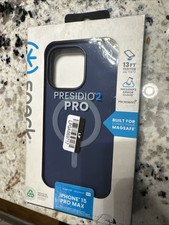 new Speck Presidio 2 Pro MagSafe case For Apple iPhone 15 Pro Max- Coastal Blue
