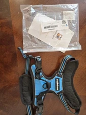 Rabbitgoo No Pull Dog Harness Adjustable Soft Padded Vest Sky Blue Small Puppy