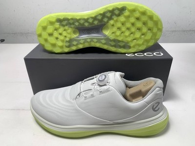 ECCO M LT1 BOA Waterproof Golf Shoes White Men's SZ 10-10.5 (EU 44) NIB