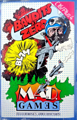 COMMODORE 16/+4 -- BANDITS AT ZERO (MASTERTRONIC M.A.D.)