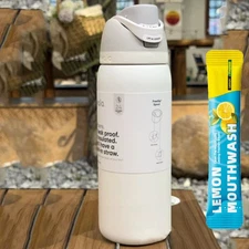 Owala 32oz FreeSip Stainless Steel Water Bottles Limited Edition + Mouthwash