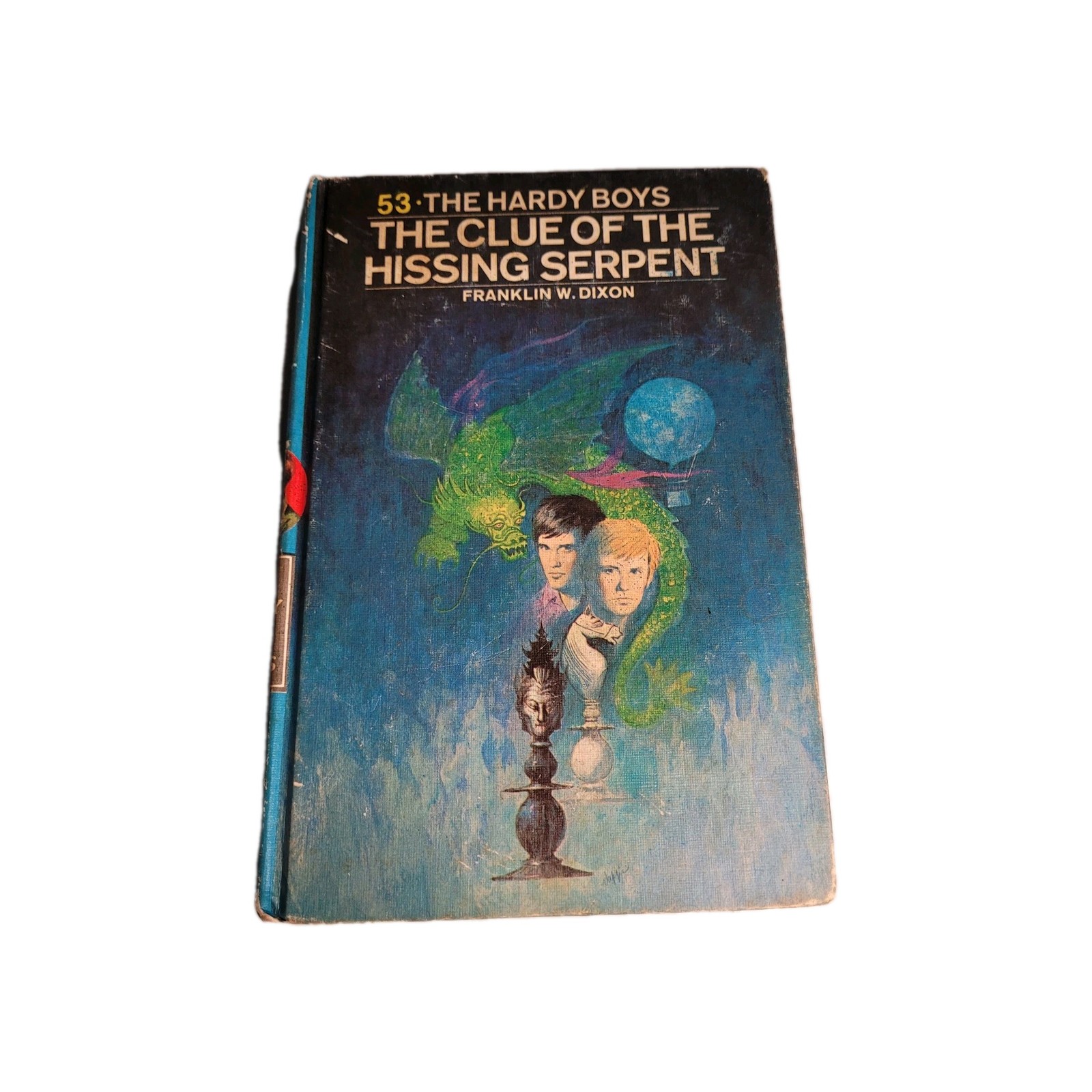 Hardy Boys #53 Clue of the Hissing Serpent 1974 HC Grosset & Dunlap Mystery Book