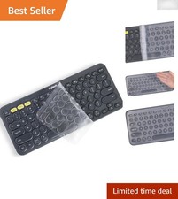 Soft Touch Silicone Cover for Logitech K380 Keyboard - Dust Spill Resistant