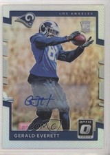 2017 Donruss Optic Rookies Holo Auto 45/99 Gerald Everett #142 Auto 00ax