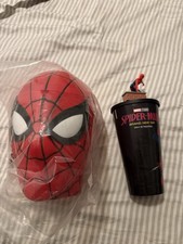 Spider-man Brand New Day Popcorn Bucket Head Marvel And Cup New Amc Exclusive