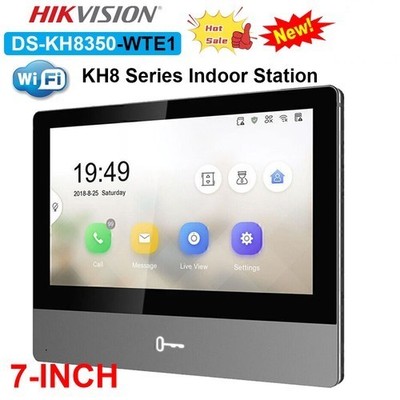 Hikvision DS-KH8350-WTE1 7''bunter Bildschirm Wi-Fi Video Intercom Indoor Station