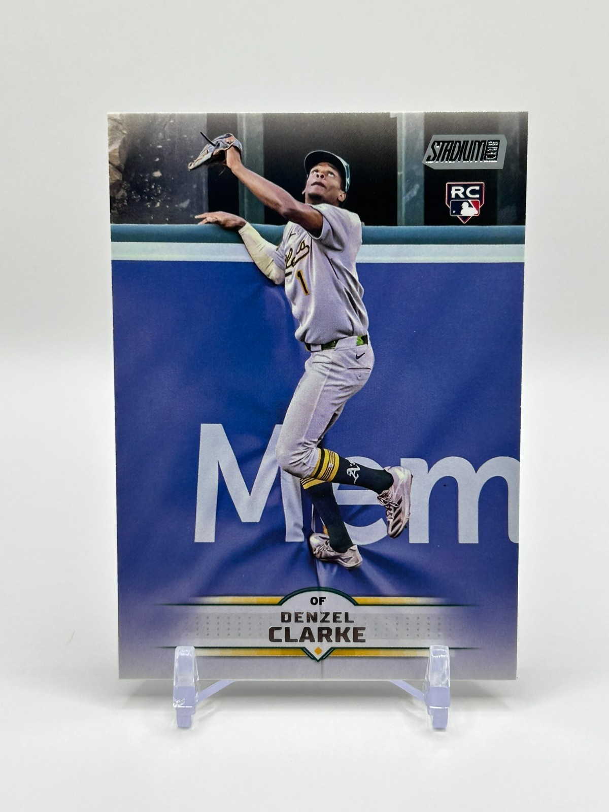 2025 Topps Stadium Club Denzel Clarke RC Rookie #31 Oakland Athletics