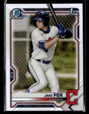 2021 Bowman Draft Jake Fox #BDC-102 Chrome Refractor
