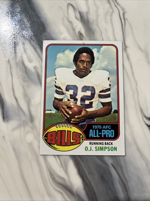#ad 1976 Topps O.J. Simpson #300 $9.08