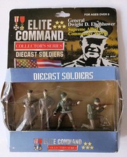 Elite Command Collectors Series DieCast Soldiers WWII Commander Eisenhower READ
