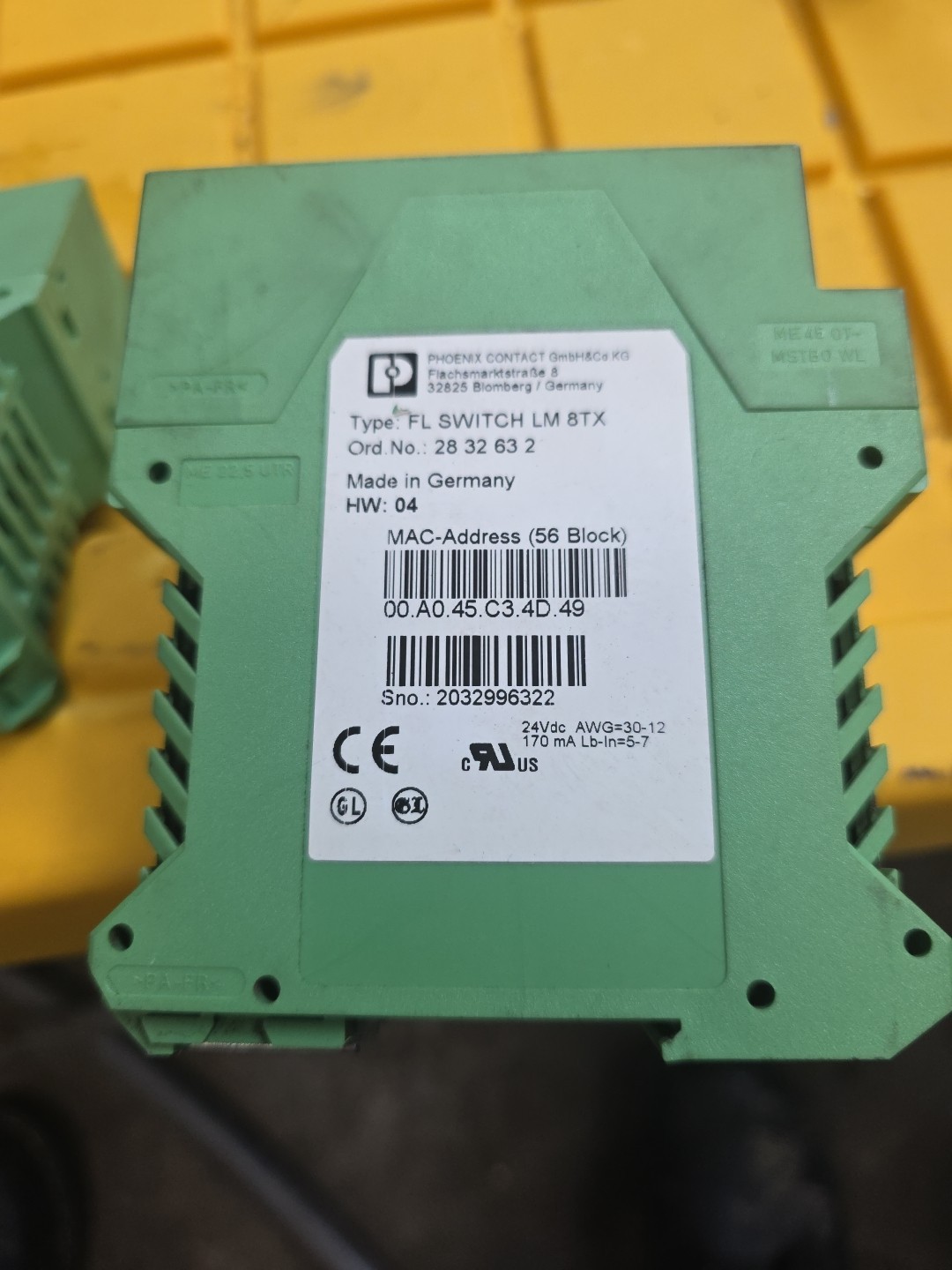 Phoenix Contact FL SWITCH LM 8TX Industrial Ethernet Switch