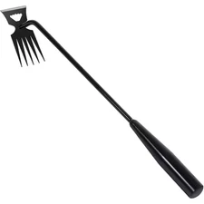 Garden Hand Weeder Tool Manganese Steel 2025 Weed Removal with Handle 5 Teeth Du