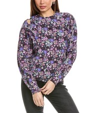 Isabel Marant E'toile Amba Babydoll Silk Blouse Women's