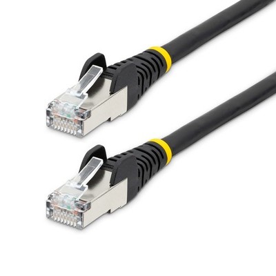 Startech 1.5m CAT6a Ethernet Cable, Black Low Smoke Zero Halogen (LSZH) 10 Gb...