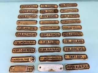 Antique Apothecary Pharmacy Drawer Labels 30 Pcs.