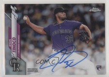 2020 Topps Chrome Rookie Auto Refractor 296/499 Jesus Tinoco #RA-JT Auto nd3