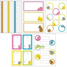 Dzieci Etykiety z imieniem Naklejki z imieniem Naklejki Książki Zeszyty Szkoła Zabawka