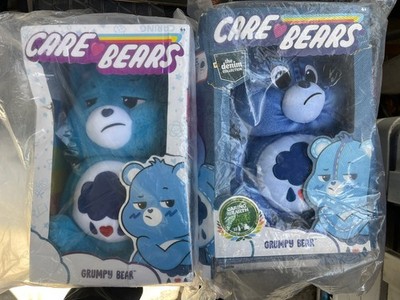 Care Bears Denim Collection Grumpy Bear Plush 14'' Blue Cloud Heart NIB EcoToylot