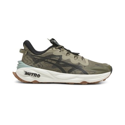 PUMA Fast Trac Nitro 3 Trail Running  Mens Green Sneakers Athletic Shoes 3797861