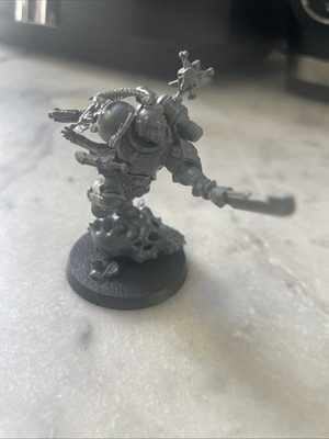 Space Wolves - Ragnar Blackmane Counts-As Custom Conversion teilweise bemalt