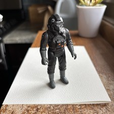 Vintage 1982 Star Wars Imperial Tie Fighter Pilot Action Figure Kenner Hong Kong