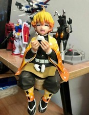 Image of IN BOX Demon Slayer: Kimetsu no Yaiba Agatsuma Zenitsu Eat Rice Balls PVC Figure