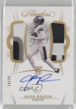 2020 Panini Flawless Rookie 14/25 Jalen Reagor #RDPA-JR Dual Patch Auto 16zo