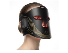 Red Light Therapy Mask for Face 4 Light Modes with 850nm NIR, Red Blue LE...