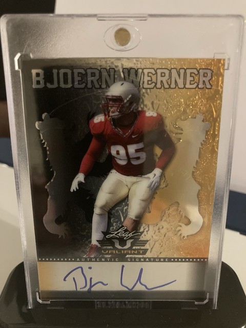 Bjoern Werner 95  2013 Leaf  Black /5 Autograph