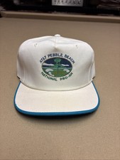Vtg 70s 80s AT&T x PEBBLE BEACH Golf Course NATIONAL PRO-AM HAT Summer Cap NOS