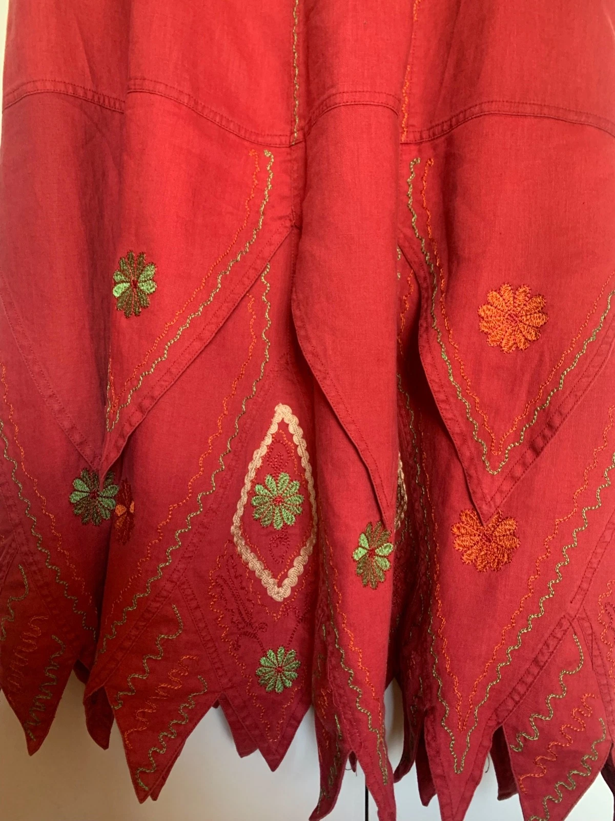 PER UNA fabulous long LINEN SKIRT - size 14R.