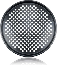 12 Inch Pizza Pan with Holes, Nonstick Pizza Tray for Oven, round Perforated Car