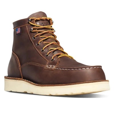 Danner Men's Bull Run Moc Toe 6'' Work Boot - Free Shipping