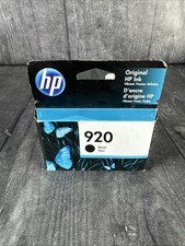 Genuine HP 920 Black Ink OfficeJet 6000 6500 6500A 7000 7500 EXP 05/2021